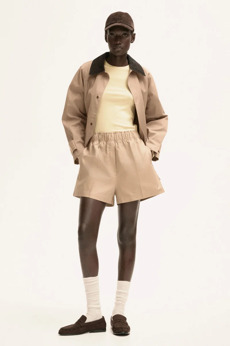 اتش اند ام بلوزة بأكمام طويلة